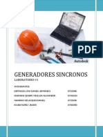 Informe Nº1 - Generadores Sincronos