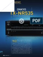 Test Report Onkyo TX-NR535