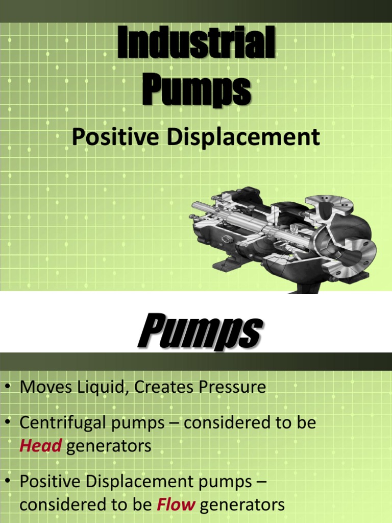 Positive Displacement Pumps PDF Pump Viscosity