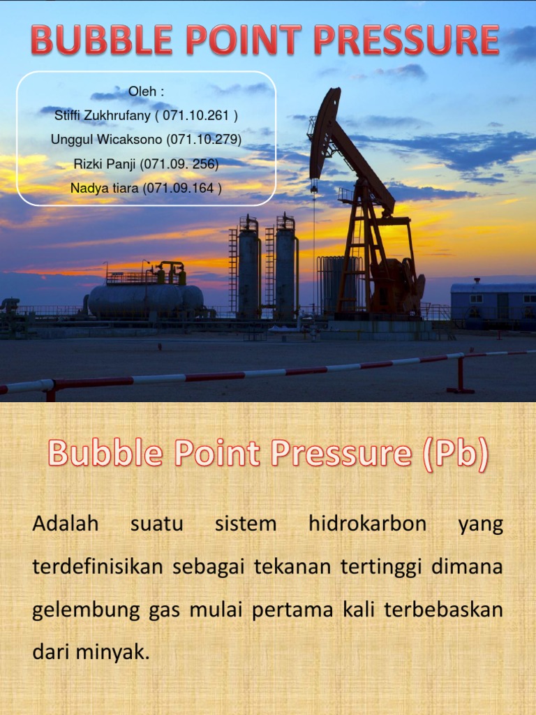 Memahami Bubble Point Pressure | PDF | Griya & Taman | Teknologi & Rekayasa