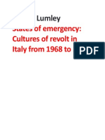 States of Emergency: Cultures of Revolt in Italy From 1968 To 1978