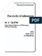 Quine-The Roots of Reference (1990) Cs