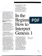 How to Interpret Genesis1