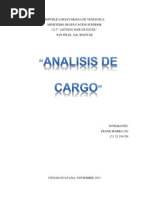 Analisis de Cargo