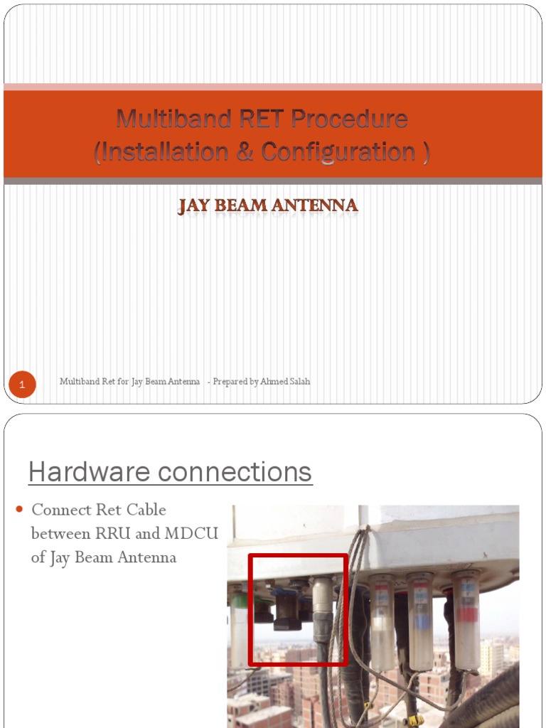 Jay Beam Antenna RET Installation Guide | PDF | Wireless | Radio