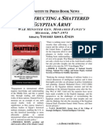 BOOK NEWS: Reconstructing A Shattered Egyptian Army: War Minister Gen. Mohamed Gen. Fawzi's Memoirs, 1967-1971