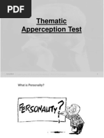 TAT Administration and Interpretation Guide | PDF | Behavioural ...