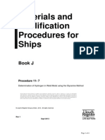 Materials and Qualification Procedures For Ships: Book J