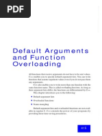 Default Arguments and Function Overloading: Example