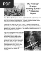 The American Strategic Bombing Survey: A Presidential