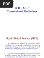 Ich - GCP Consolidated Guidelines