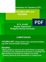 4 Vocabulary and Reading Reading