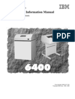 IBM 6400 Service Manual