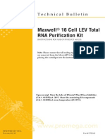 Maxwell 16 Cell LEV Total RNA Purification Kit Protocol