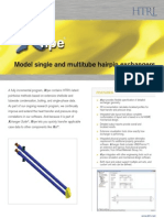 Model Single and Multitube Hairpin Exchangers: Features