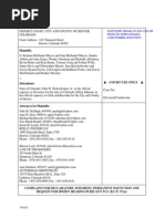 McDaniel-Miccio v. State of Colorado, et al., Case No. 14CV30731, Complaint for Declaratory Judgment Permanent Injunction re constitutionality of same sex marriage ban in Colorado