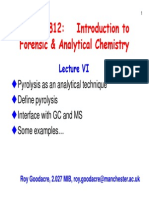 CHEM10812: Introduction To Forensic & Analytical Chemistry
