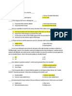 PE of the Upper Extremities Questionnaires