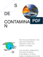 Tipos de Contaminacion