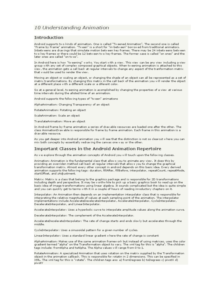 10 Understanding Animation | PDF | 2 D Computer Graphics | Cartesian ...