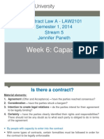 Contract Law - Notes (Capacity)