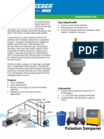 Pulsation Dampener Tech Sheet