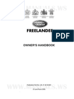 Land Rover Freelander (2006) - Owners Manual PDF