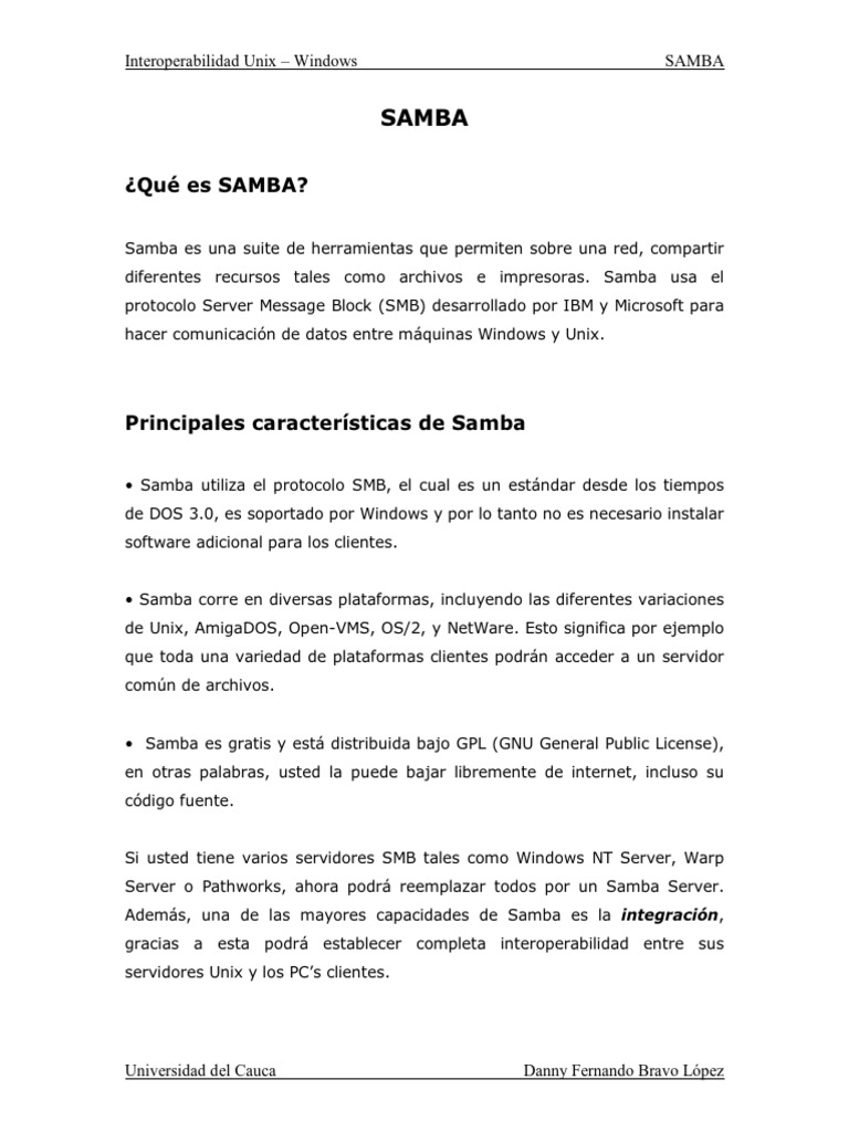 Samba | PDF