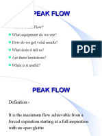 Peak Flow W