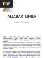 Download Kuliah Pengantar Aljabar Linier 2013 by Gmc Dhiitz SN233528526 doc pdf