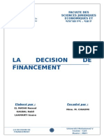 La Decision de Financement