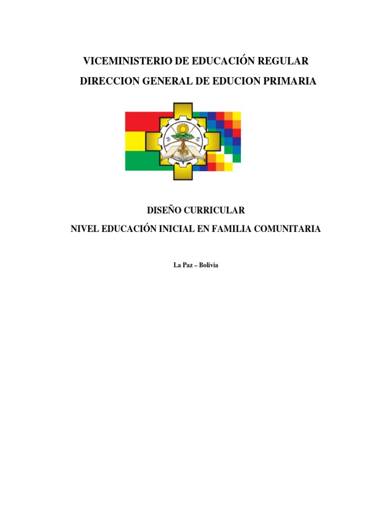 Diseño Curricular Nivel Inicial | PDF | Jardín de infancia | Plan de ...
