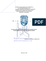 Evaluación de los mecanismos de control en el otorgamiento de créditos hipotecarios en Banesco