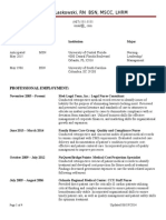 Laskowski Sharon Curriculum Vitae Portfolio