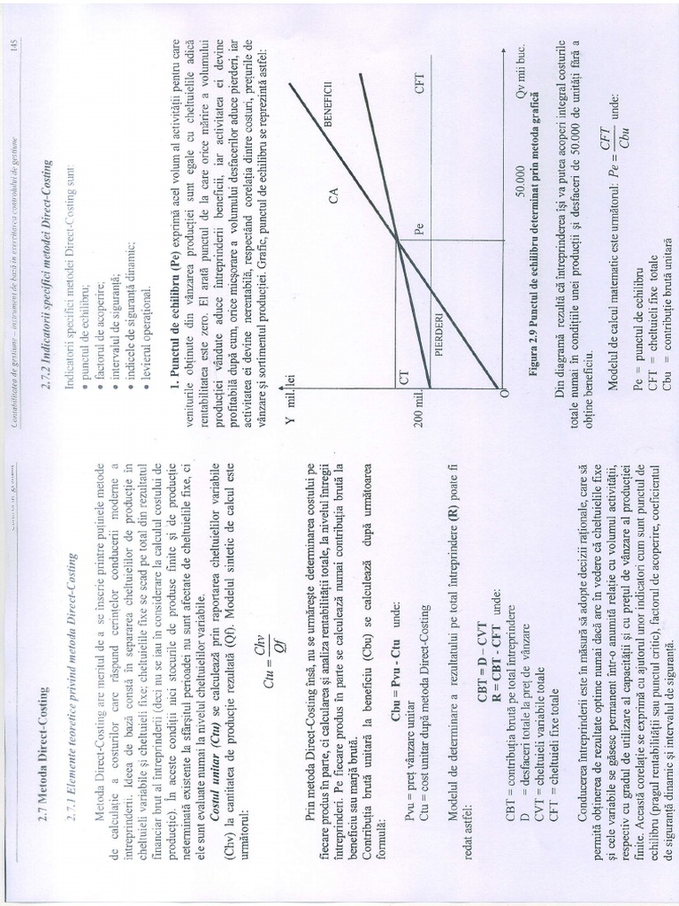 Metoda Direct-Costing | PDF