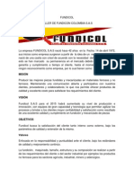 Fundicol S.A.S - 42 años de experiencia en fundición y mecanizado de piezas en Colombia