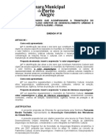 Emenda nº 30 Fernanda Tochetto Cidade Baixa