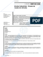 NBR 05208 - Valvulas Industriais - Ensaio De Pressao De Valvulas.pdf