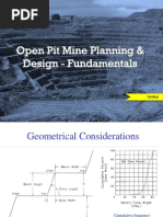 Pit Design Parameters Guide | PDF