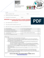 School Group Registration Form 2014