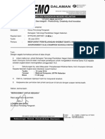 Memo PKG Mesyuarat Penyelarasan Khidmat Bantu VLE