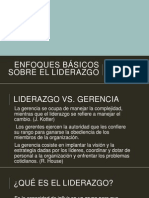 Enfoques Básicos Sobre El Liderazgo