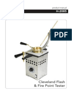 Cleveland Flash & Fire Point Tester: Product Manual