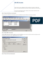 Connecting Oracle With MS-Access