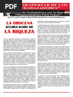 El Despertar de Los Trabajadores - Julio 2014