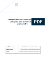 11. Artículo Docente. Determinación de La Densidad de Un Líquido Con El Método Del Picnómetro (1)