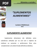 Aula 18 - Suplementos Alimentares