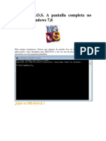 Por Qué D.O.S. A Pantalla Completa No Existe en Windows 7,8