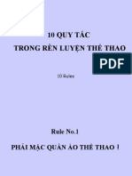 10 Quy Tac Trong Tap Luyen Thethao