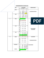 Calendarización Escolar 2013